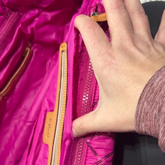 MZ Wallace Fuchsia Quilted metro Tote *defect - Picture 5 of 7